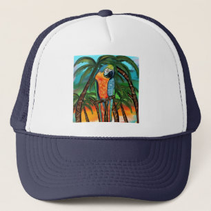 Feestpapegaaien trucker pet