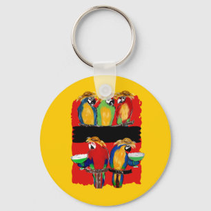 FEESTPAPEGAIEN SLEUTELHANGER