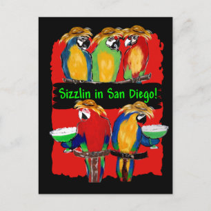 FEESTPAPEGAIEN UITNODIGING BRIEFKAART