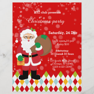 Feestpartij * Kies achtergrondkleur Flyer