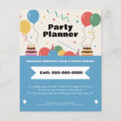 Feestplanner Flyer (Voorkant)