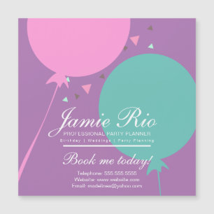 Feestplanner Verjaardagsplanning Ballon Magneet