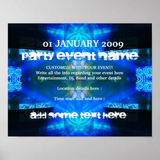Feestposter #006 Poster (Voorkant)