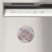 feestroze roos magneet (Insitu (Vaatwasser))