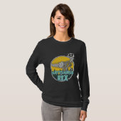 Feestsauriër Rex T-shirt (Voorkant volledig)