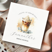 Feestservet Decoratie Koffie Thema Bruids Bruiloft