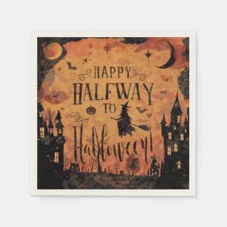 Feestspullen halverwege Halloween Servet