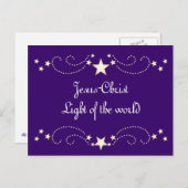 Feeststergrens Briefkaart (Voorkant / Achterkant)