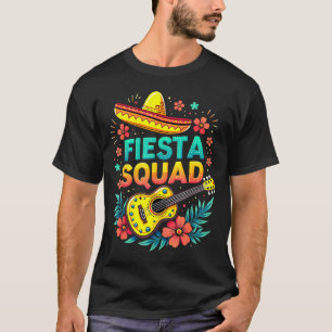 Feestteam bijpassende cinco de mayo Mexicaanse fee T-shirt