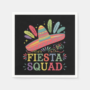 Feestteam Cinco de Mayo Familie Matching Servet
