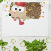 Feesttijd. Confetti Hedegel Theedoek (Gevouwen)