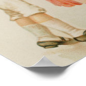 feesttijd, kerstbriefkaart poster (Hoek)