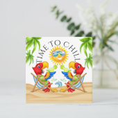 FEestTijD Uitnodiging (Staand voorkant)