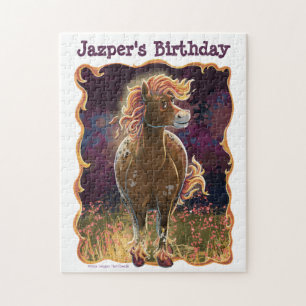 Feesttijd Vuur Paard Legpuzzel