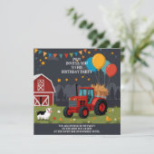 Feestuitnodiging die u naar uw smaak kunt personal aankondiging (Staand voorkant)