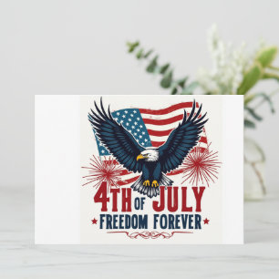 Feestuitnodiging Freedom Forever Party Kaart