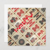 Feestuitnodiging Kaart (Voorkant / Achterkant)