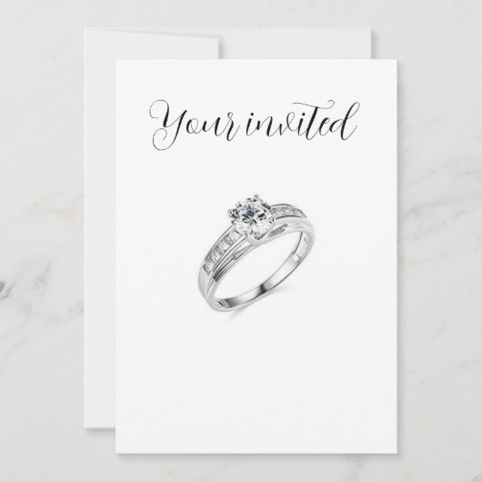 Feestuitnodiging Kaart (Voorkant)