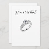 Feestuitnodiging Kaart (Voorkant / Achterkant)