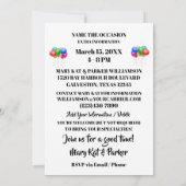 Feestuitnodiging Kaart (Achterkant)