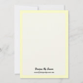 Feestuitnodiging - Orchidee Ontwerp Kaart (Achterkant)