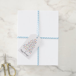 Feestverlichting Cadeaulabel