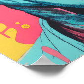 Feestvibes: de geest van rock poster (Hoek)