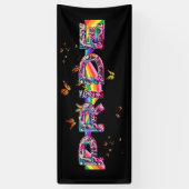 feestvieren spandoek (Verticaal)