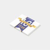 Feestviering 10-jarig jubileum post-it® notes (Schuin)