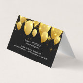 feestviering | Ballonnen Visitekaartjes (Achterkant)