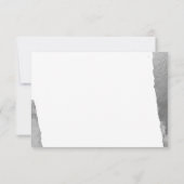 FEESTVIERING INSERT modern luxe verguld zilver Kaart (Achterkant)