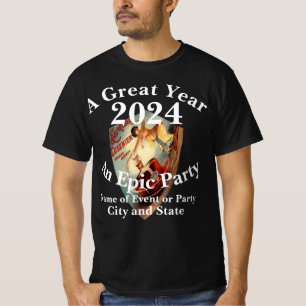 Feestviering Vakantie Dinner Cruise Ship 2024 T-shirt