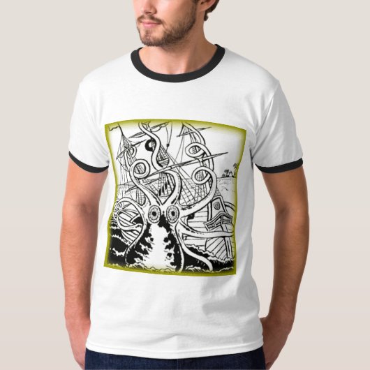 feestvis t-shirt (Voorkant)