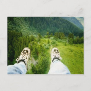Feet eerst briefkaart