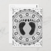 Feet Mandala Briefkaart (Voorkant / Achterkant)