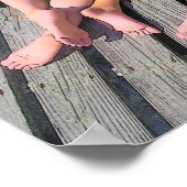 Feet op dock poster (Hoek)
