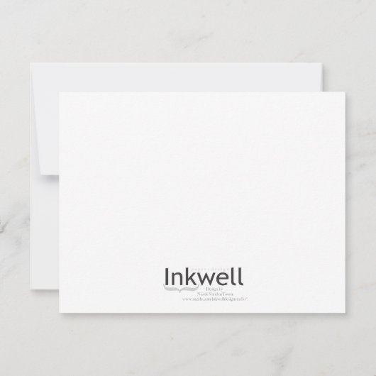 Feetherbruiloft Save The Date (Achterkant)