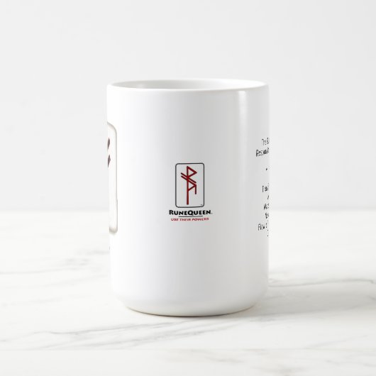 Fehu Rune Stone Mug (Centre)