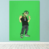 Feid Ferxxo Canvas Afdruk (Insitu (Houten vloer))