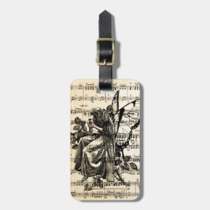 feiën en muziek bagagelabel