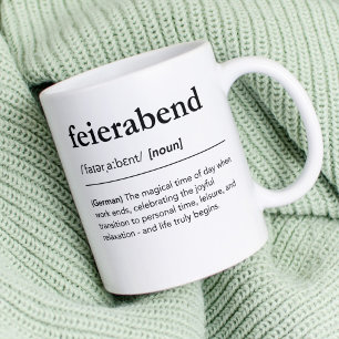 Feierabend Definitie Vreemde woorden Woordenboek Koffiemok