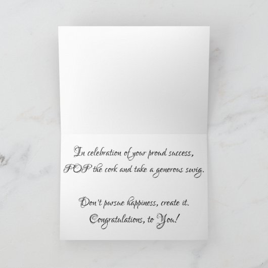 FEIES Wine Rack Gefeliciteerd Kaart (Binnen)