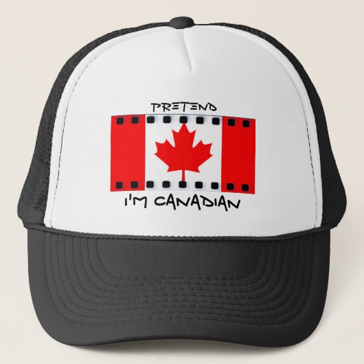Feignez-moi suis casquette de baseball canadienne (Devant)