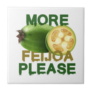 FEIJOA FRUIT! CUTE GIFT FOR RARELY FRUIT LOVERS E TEGELTJE