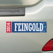 FEINGOLD 2016 BUMPERSTICKER (Op auto)