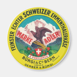 Feinster Echter Schweizer Emmenthalerkase Cheese Magneet