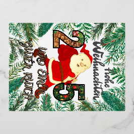 Feirtag Folienpostkarte Folie Feestdagen Briefkaart