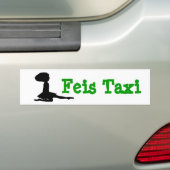 "Feis Taxi" Irish Dance Bumpersticker (Op auto)