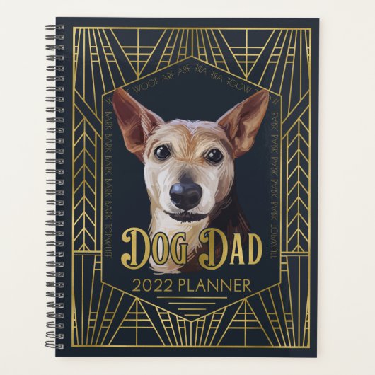 Feist Dog Dad Funny 2022 Planner (Voorkant)
