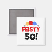 Feisty 50 magneet (Voorkant / Achterkant)